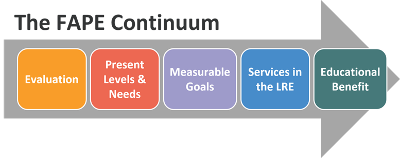 The FAPE Continuum as a visual agenda