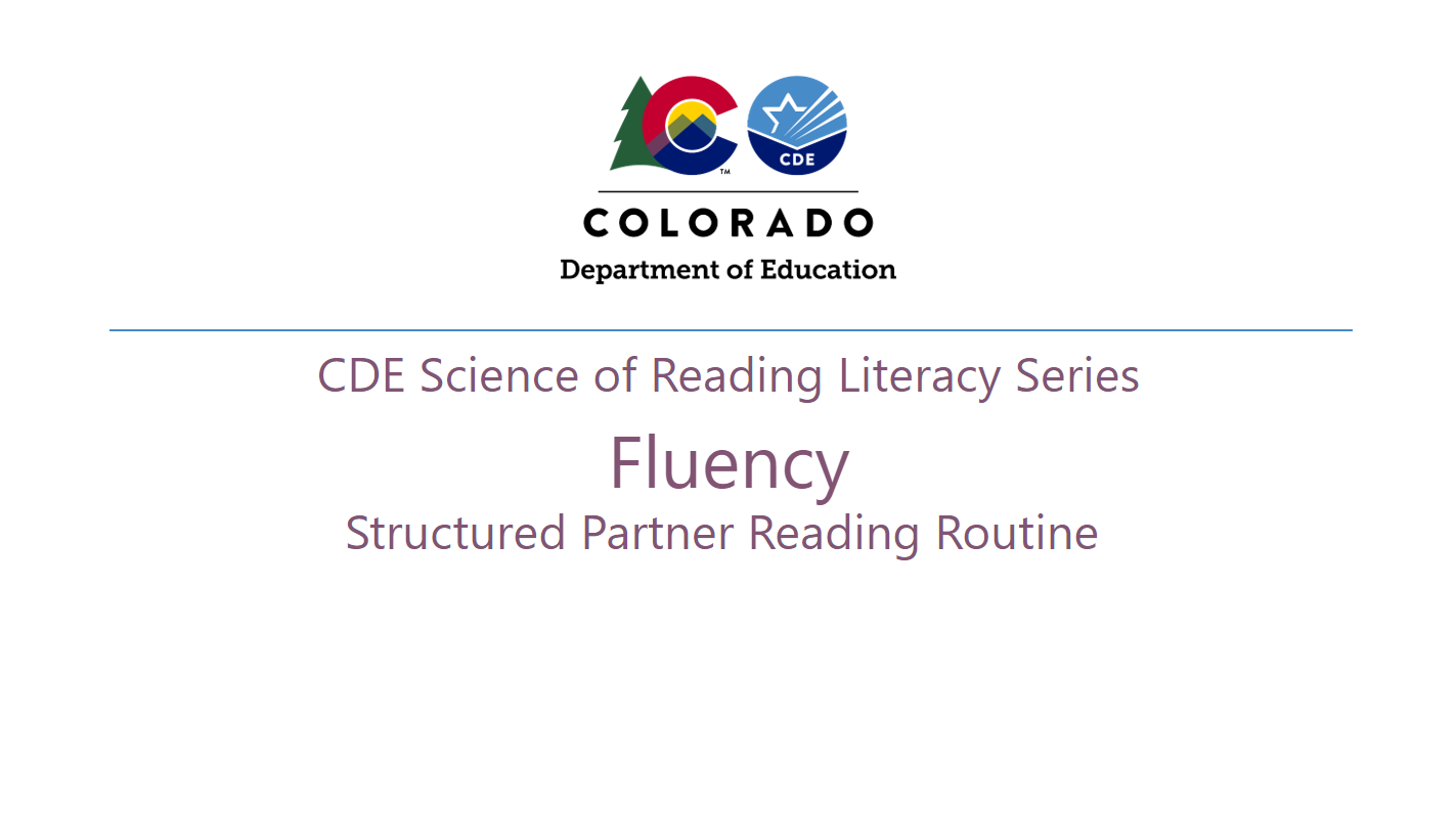 Fluency Routine Image