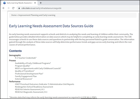 data sources guide