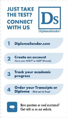 diploma sender contact card