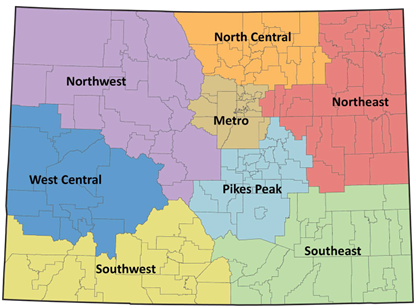 CDE Regional Map